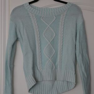 Light Blue Knitted Sweater